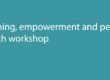 Coaching, empowerment and personal growth workshop